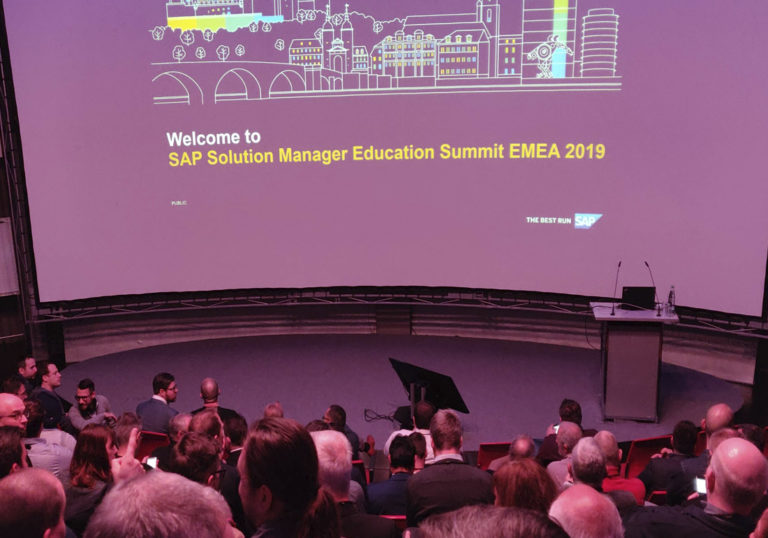 SAP Solution Manager Education Summit en Heidelberg
