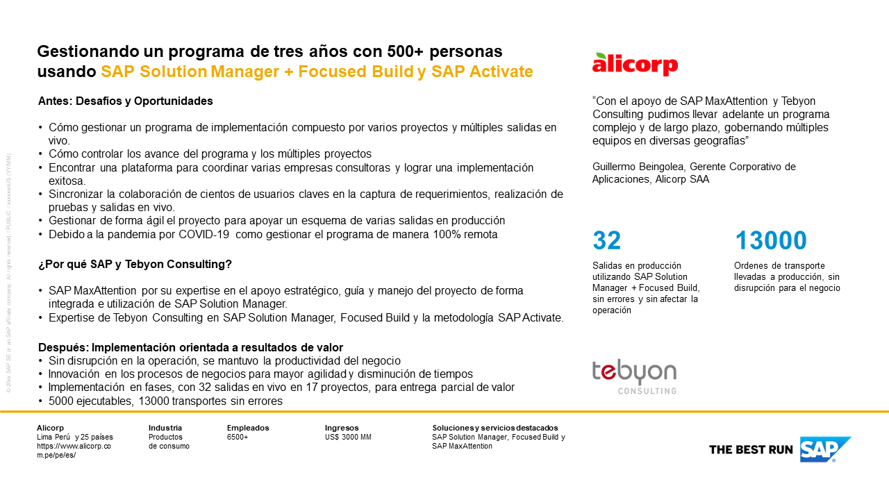 Alicorp - Focused Build